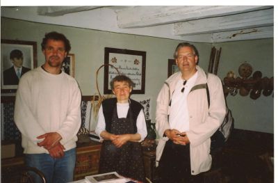 Artikelförfattaren, Sara Dootz och Ulf Irheden.